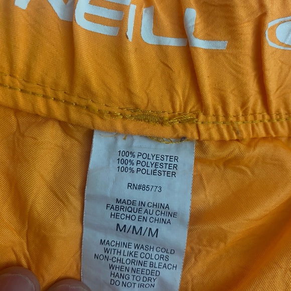 O'Neill Orange Board Shorts - Picture 4 of 4